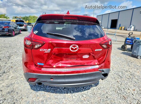 JM3KE4DYXG0797554 2016 MAZDA CX-5 Red Widok z tyłu