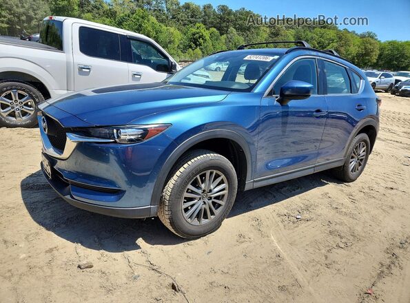 JM3KFABL0H0213845 2017 MAZDA CX-5 Синий Передняя левая четверть
