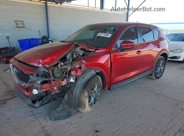 JM3KFABM4J0336501 2018 MAZDA CX-5 Maroon Առջևի ձախ երեք քառորդ տեսարան