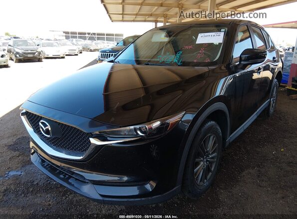 JM3KFABM5J1387242 2018 MAZDA CX-5 Черный Передняя левая четверть