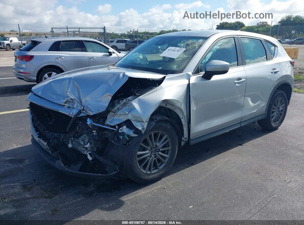 JM3KFABM7J1456822 2018 MAZDA CX-5 Серый Передняя левая четверть