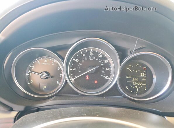 JM3KFABM8K0582520 2019 MAZDA CX-5 Silver Vista del cuadro de instrumentos