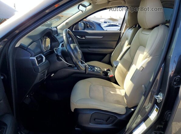 JM3KFACL1H0142525 2017 MAZDA CX-5 Серый Вид салона спереди