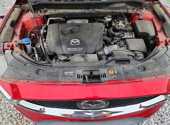 JM3KFACL3H0160914 2017 MAZDA CX-5 Red ძრავის განყოფილების ხედი
