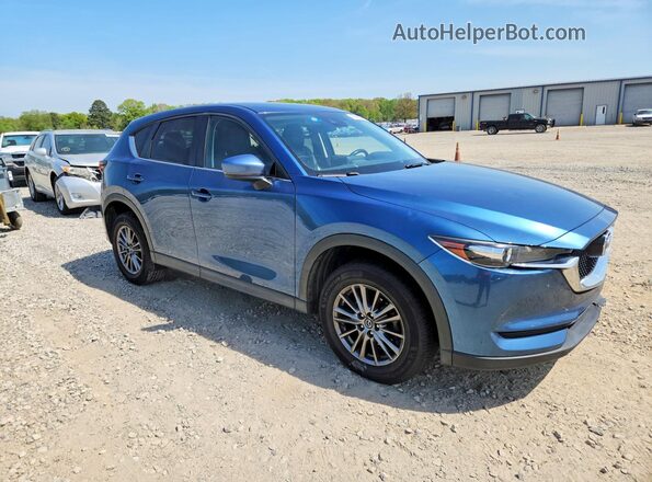 JM3KFACL3H0219184 2017 MAZDA CX-5 Синий Передняя правая четверть