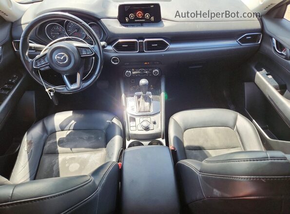 JM3KFACL3H0219184 2017 MAZDA CX-5 Синий Вид панели приборов