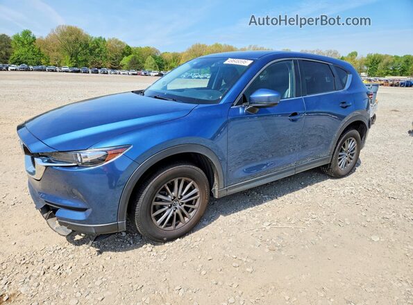 JM3KFACL3H0219184 2017 MAZDA CX-5 Синий Передняя левая четверть