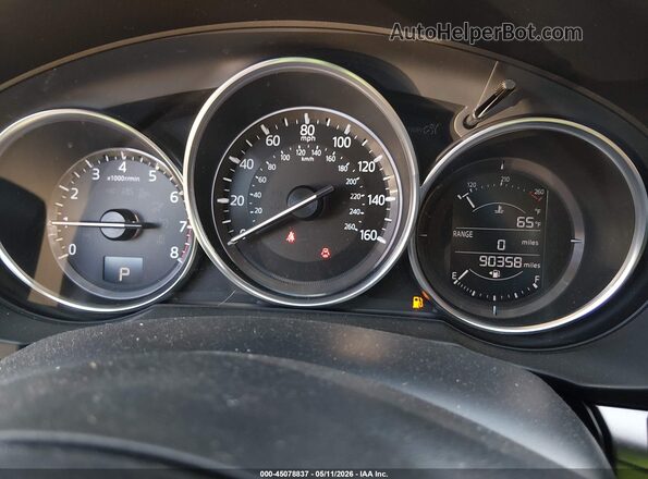 JM3KFACL5H0195602 2017 MAZDA CX-5 Gray Widok tylnych siedzeń