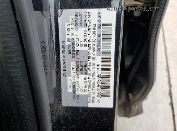 JM3KFACL6H0157263 2017 MAZDA CX-5 Black VIN sticker view