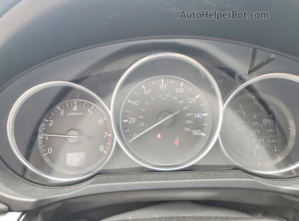 JM3KFACL6H0157263 2017 MAZDA CX-5 Black Instrument cluster view