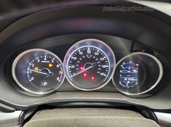 JM3KFACL8H0196209 2017 MAZDA CX-5 Синий Вид щитка приборов