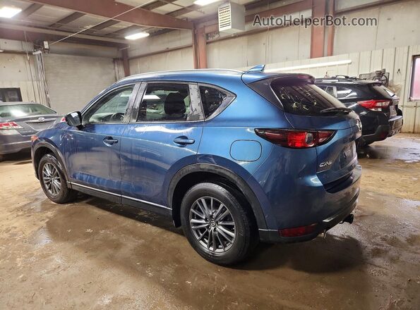 JM3KFACL8H0196209 2017 MAZDA CX-5 Синий Задняя левая четверть