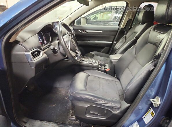 JM3KFACL8H0196209 2017 MAZDA CX-5 Синий Вид салона спереди