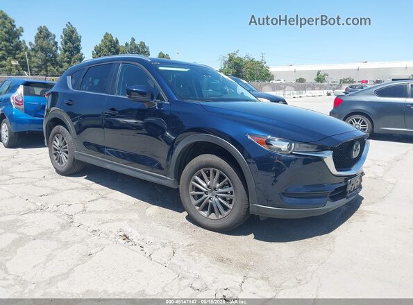 JM3KFACM0L0858317 2020 MAZDA CX-5 Blue Передня права чверть
