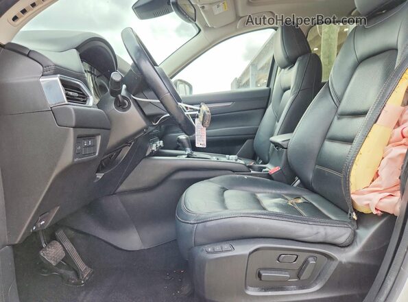 JM3KFACM0M1322933 2021 MAZDA CX-5 White Widok wnętrza z przodu