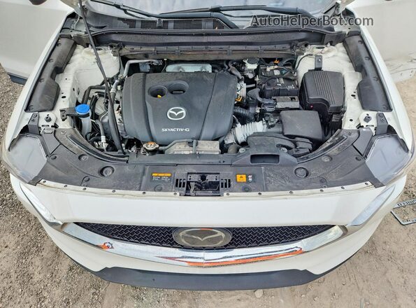 JM3KFACM0M1322933 2021 MAZDA CX-5 White Widok komory silnika