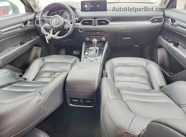 JM3KFACM0M1322933 2021 MAZDA CX-5 White Widok deski rozdzielczej