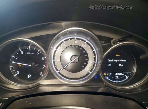 JM3KFACM1M0385156 2021 MAZDA CX-5 White Вид щитка приладів