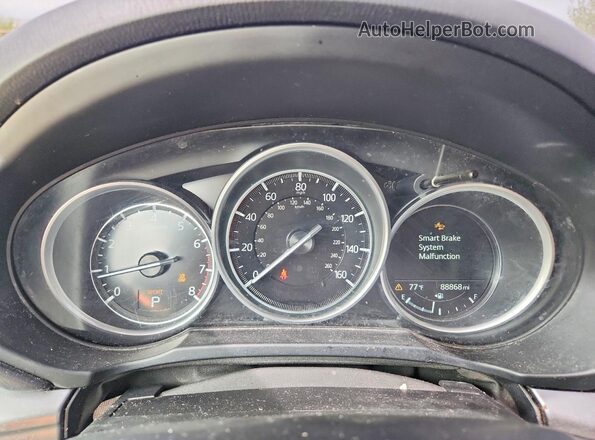 JM3KFACM2K0646761 2019 MAZDA CX-5 Красный Вид щитка приборов