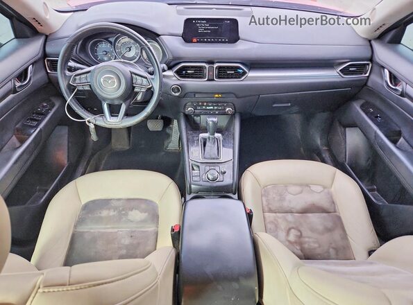 JM3KFACM2K0646761 2019 MAZDA CX-5 Красный Вид панели приборов