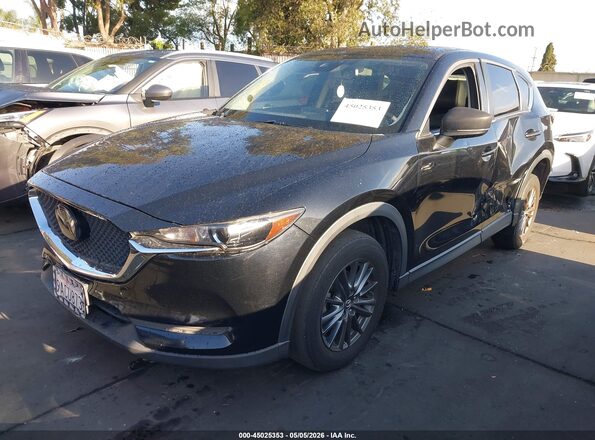 JM3KFACM2K1528865 2019 MAZDA CX-5 Черный Передняя левая четверть