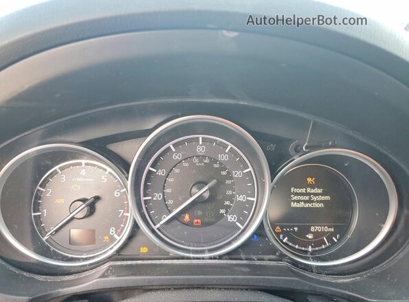 JM3KFACM4J1413232 2018 MAZDA CX-5 White Widok zestawu wskaźników