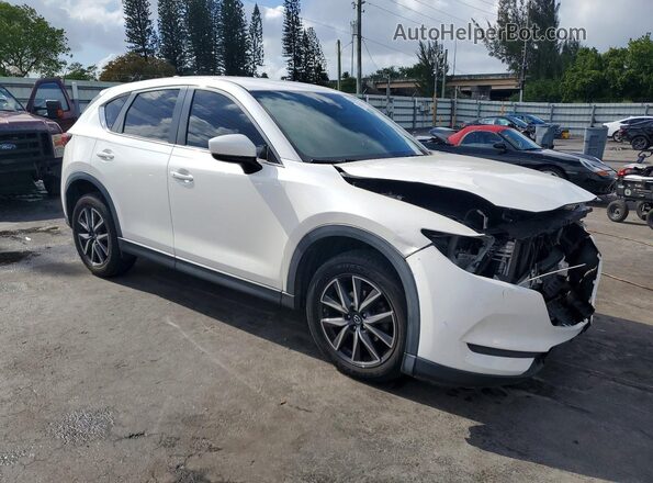 JM3KFACM4J1413232 2018 MAZDA CX-5 White Przód prawy
