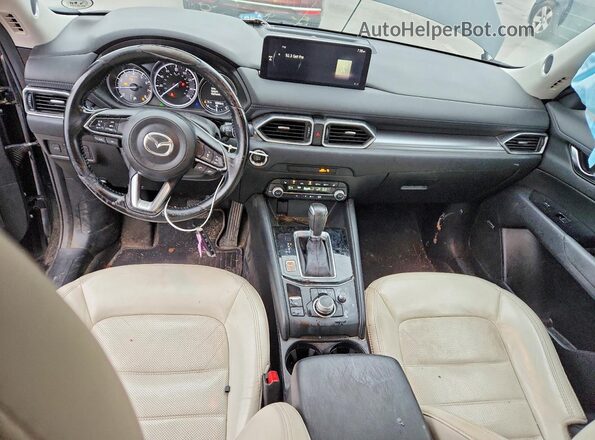 JM3KFACM4M1367115 2021 MAZDA CX-5 Black Widok deski rozdzielczej