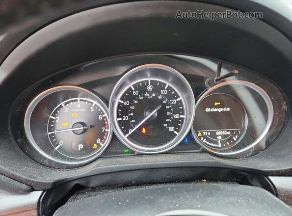 JM3KFACM4M1367115 2021 MAZDA CX-5 Black Widok zestawu wskaźników