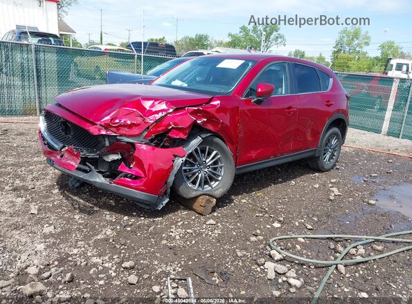 JM3KFACM6K0530141 2019 MAZDA CX-5 Красный Передняя левая четверть