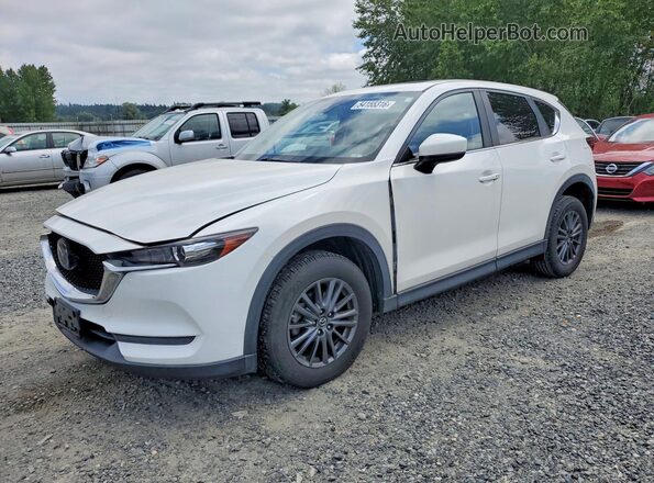 JM3KFACM6K1532756 2019 MAZDA CX-5 Белый Передняя левая четверть