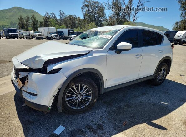 JM3KFACM6L0842168 2020 MAZDA CX-5 Белый Передняя левая четверть