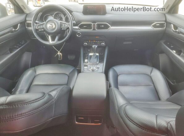 JM3KFACM7K1650945 2019 MAZDA CX-5 Синий Вид панели приборов