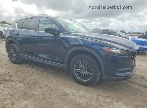 JM3KFACM7K1650945 2019 MAZDA CX-5 Синий Передняя правая четверть