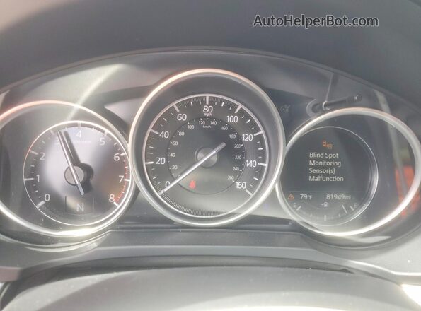 JM3KFACM7K1650945 2019 MAZDA CX-5 Синий Вид щитка приборов