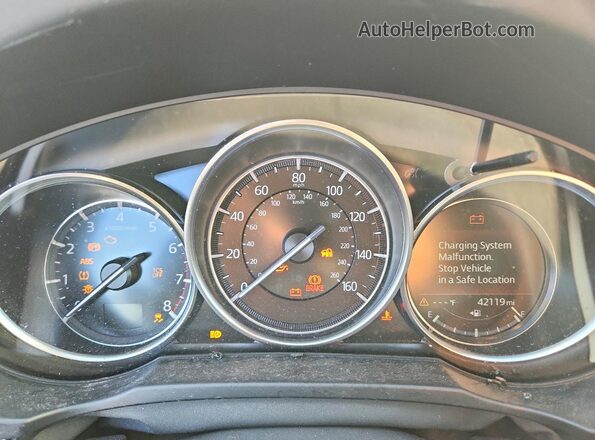JM3KFACM7L0860940 2020 MAZDA CX-5 Черный Вид щитка приборов