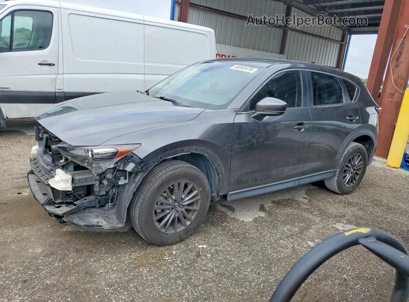 JM3KFACM7L1784954 2020 MAZDA CX-5 Gray Առջևի ձախ երեք քառորդ տեսարան