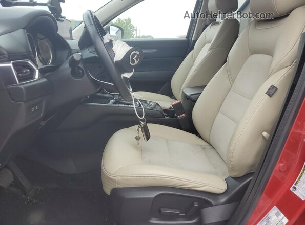 JM3KFACM7M1332052 2021 MAZDA CX-5 Red Vista interior delantera