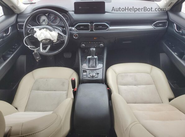 JM3KFACM7M1332052 2021 MAZDA CX-5 Red Vista del salpicadero