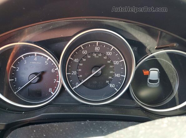 JM3KFACM8J1379599 2018 MAZDA CX-5 Silver Widok zestawu wskaźników