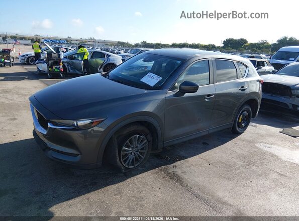JM3KFACM8K0608032 2019 MAZDA CX-5 Серый Передняя левая четверть