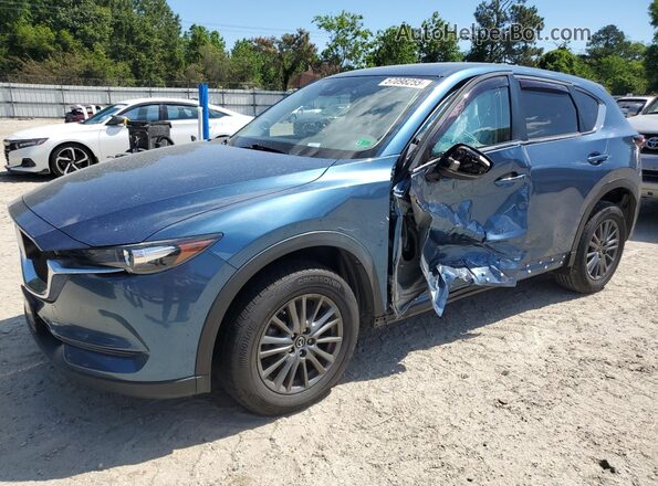 JM3KFACM8L0746154 2020 MAZDA CX-5 Blue Передня ліва чверть
