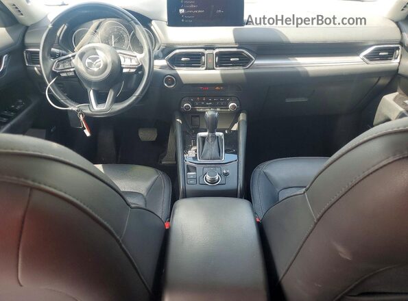 JM3KFACM8M0377698 2021 MAZDA CX-5 Blue Առջևի վահանակի տեսք