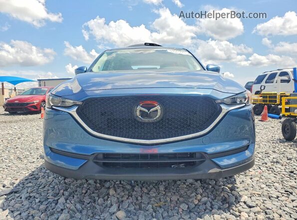 JM3KFACM8M0377698 2021 MAZDA CX-5 Blue Դիմացի տեսք