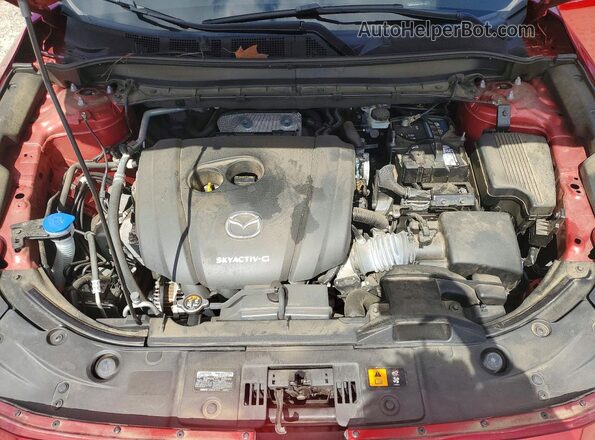 JM3KFACM9L0733123 2020 MAZDA CX-5 Красный Вид задней части салона