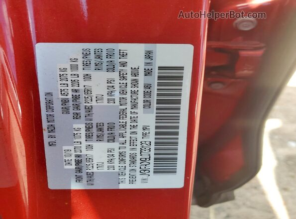 JM3KFACM9L0733123 2020 MAZDA CX-5 Красный Вид наклейки с VIN-кодом