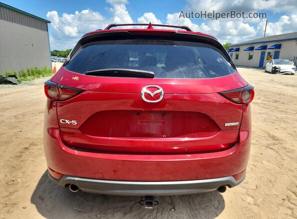 JM3KFACM9M1328357 2021 MAZDA CX-5 Красный Вид сзади