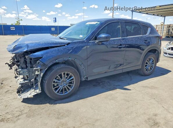 JM3KFACMXK0669754 2019 MAZDA CX-5 Синий Передняя левая четверть
