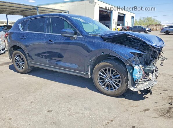 JM3KFACMXK0669754 2019 MAZDA CX-5 Синий Передняя правая четверть