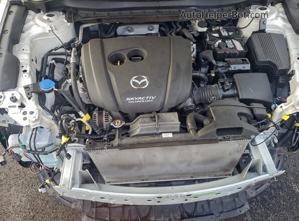 JM3KFACMXK0691592 2019 MAZDA CX White უკანა სალონის ხედი